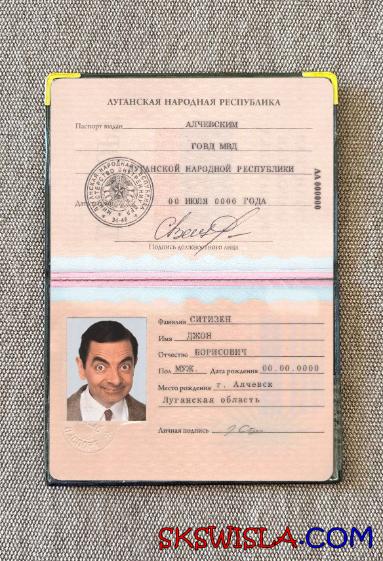 Ługańska Republika Ludowa zdjęcie do paszportu pliki PSD, skan i fotografowany obraz